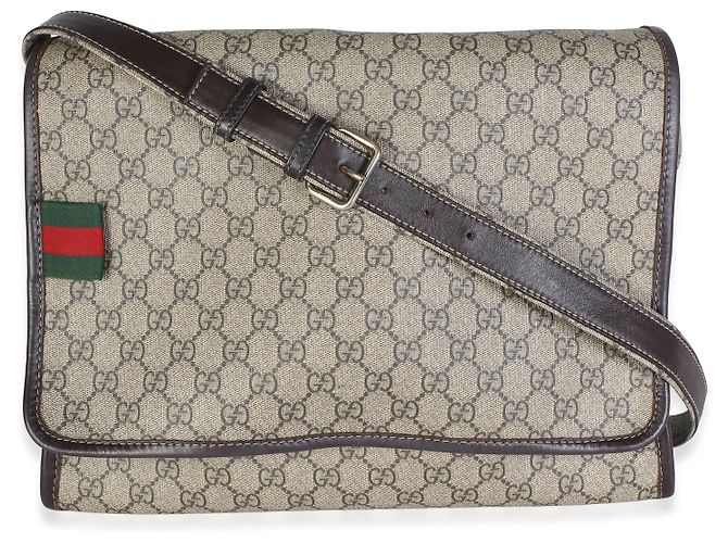 Dionysus Borsa a tracolla grande con patta Gucci Beige GG Plus Monogram Canvas - vista 8