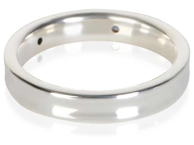 Bague Tiffany & Co. 1837 en argent sterling et saphir - vue 4