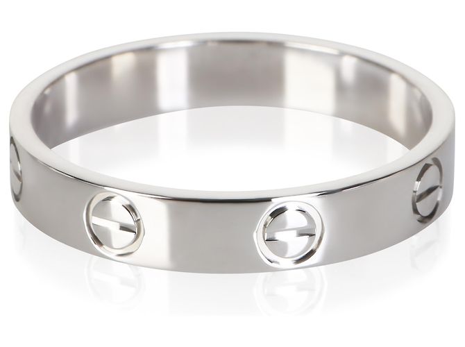 Anello Cartier Love in platino, Modello Piccolo - vista 4
