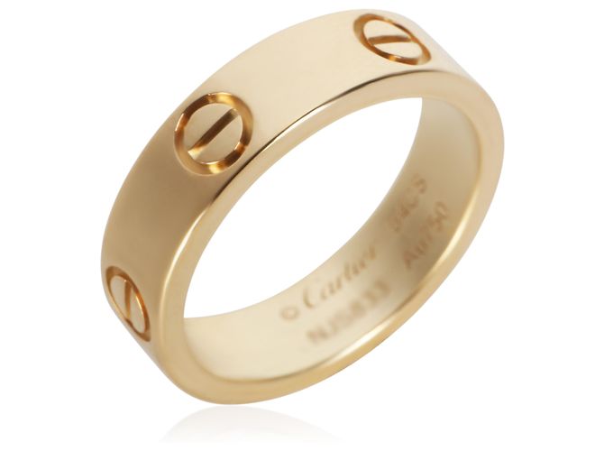 Anello Cartier Love in oro giallo - vista 2