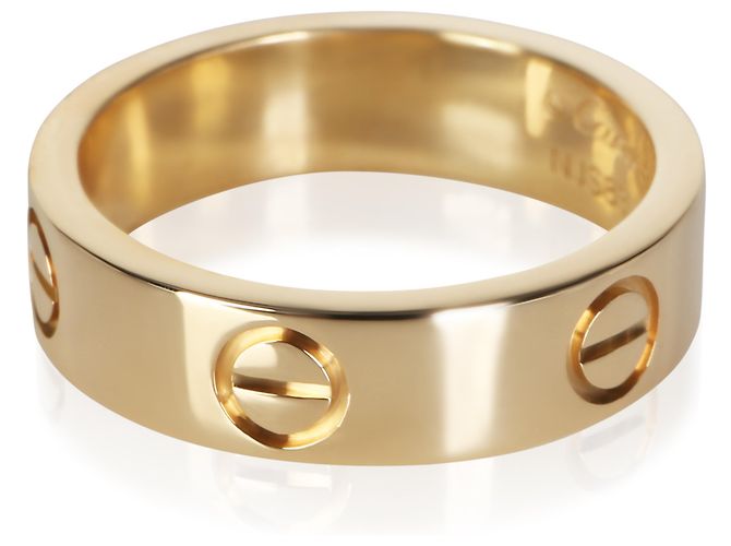 Anello Cartier Love in oro giallo - vista 3