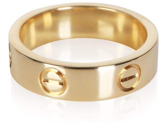 Anello Cartier Love in oro giallo - vista 4