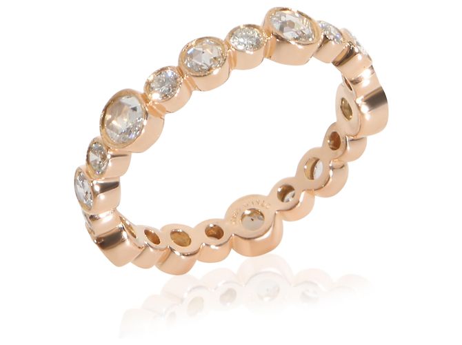 Tiffany & Co. Anello Jazz Band in oro rosa e diamanti - vista 2