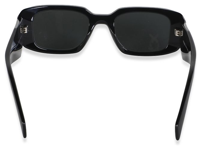 Prada Black Acetate Symbole Sunglasses SPR 17W - view 2