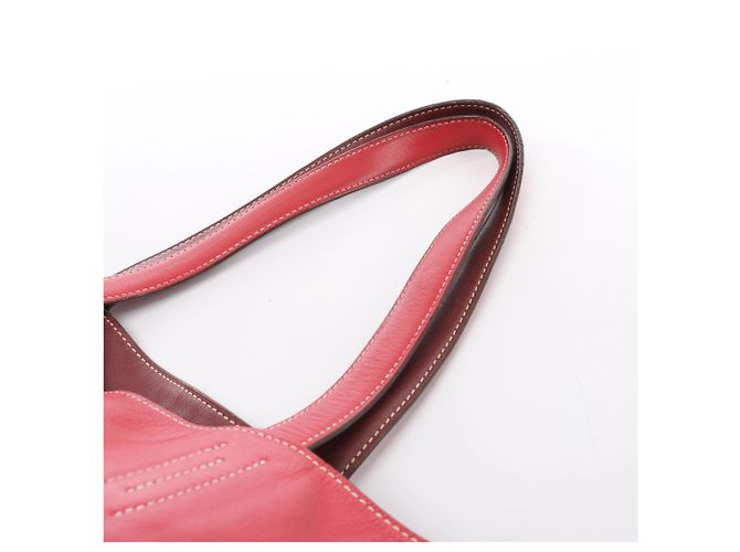 Borsa a tracolla Hermès Double Sense 28 in Veau Sikkim Red Rosewood x Rouge Ash O: 2011 - vista 10