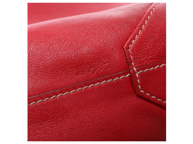 Borsa a tracolla Hermès Double Sense 28 in Veau Sikkim Red Rosewood x Rouge Ash O: 2011 - vista 13