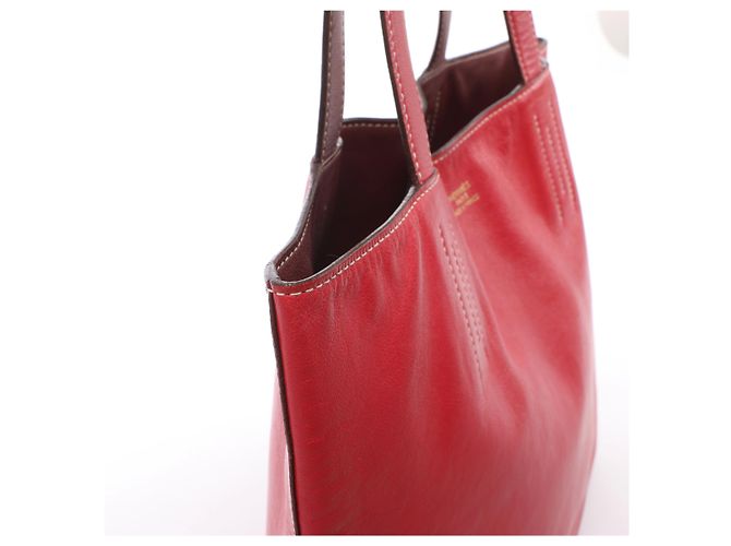 Borsa a tracolla Hermès Double Sense 28 in Veau Sikkim Red Rosewood x Rouge Ash O: 2011 - vista 4