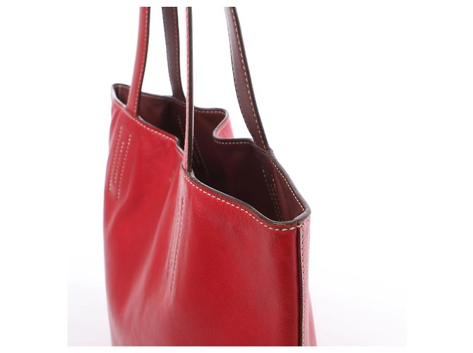 Borsa a tracolla Hermès Double Sense 28 in Veau Sikkim Red Rosewood x Rouge Ash O: 2011 - vista 6