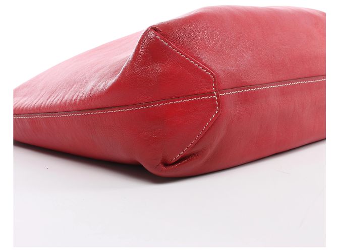 Borsa a tracolla Hermès Double Sense 28 in Veau Sikkim Red Rosewood x Rouge Ash O: 2011 - vista 8