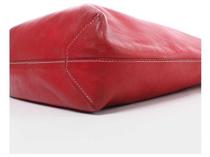 Borsa a tracolla Hermès Double Sense 28 in Veau Sikkim Red Rosewood x Rouge Ash O: 2011 - vista 9