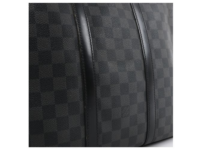 Louis Vuitton Porte Document Voyages Damier Graphite Handbag in Black N41125 - vue 6