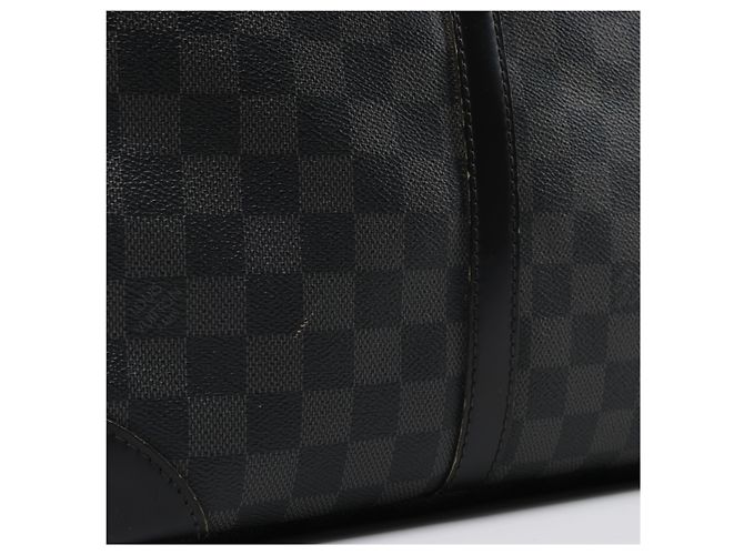Louis Vuitton Porte Document Voyages Damier Graphite Handbag in Black N41125 - vue 9