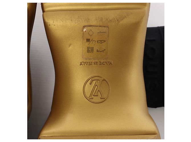 Louis Vuitton Archlight Sock High Top Sneaker Black × Gold CL1128, Talla EU 41 - vista 11