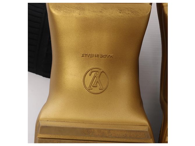 Louis Vuitton Archlight Sock High Top Sneaker Black × Gold CL1128, Talla EU 41 - vista 12