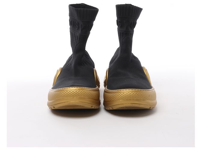 Louis Vuitton Archlight Sock High Top Sneaker Black × Gold CL1128, Talla EU 41 - vista 3