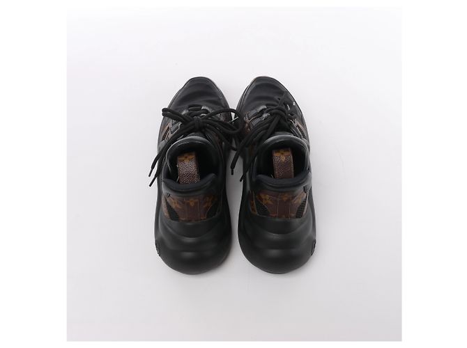 Louis Vuitton LV Archlight Monogram x Fabric Sneakers in Black × Brown GO0148, Size EU 40 - vista 8