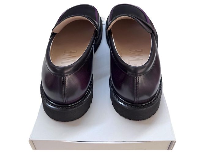 Loewe Leder-Loafer in Lila - Ansicht 18