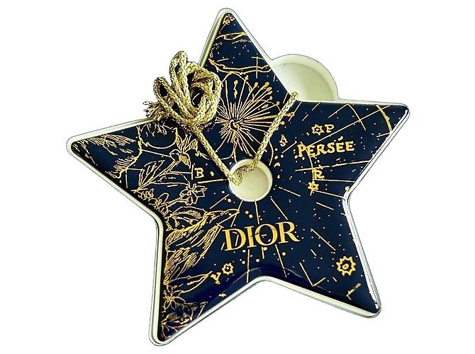 DIOR stella dorata e blu scuro in ceramica - vista 2