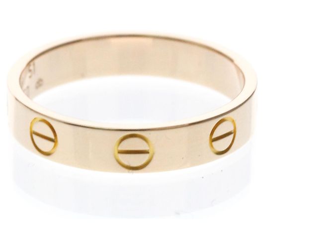 Anillo Cartier Mini Love en oro rosa - vista 4