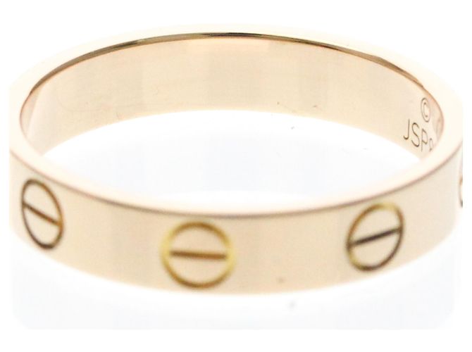 Anillo Cartier Mini Love en oro rosa - vista 6
