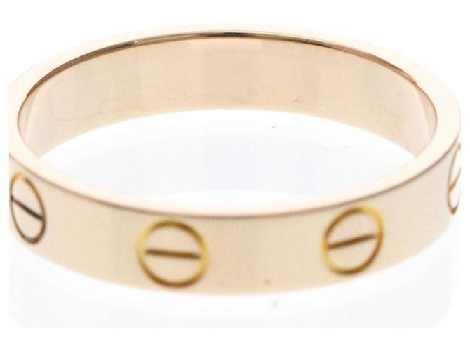 Anillo Cartier Mini Love en oro rosa - vista 7
