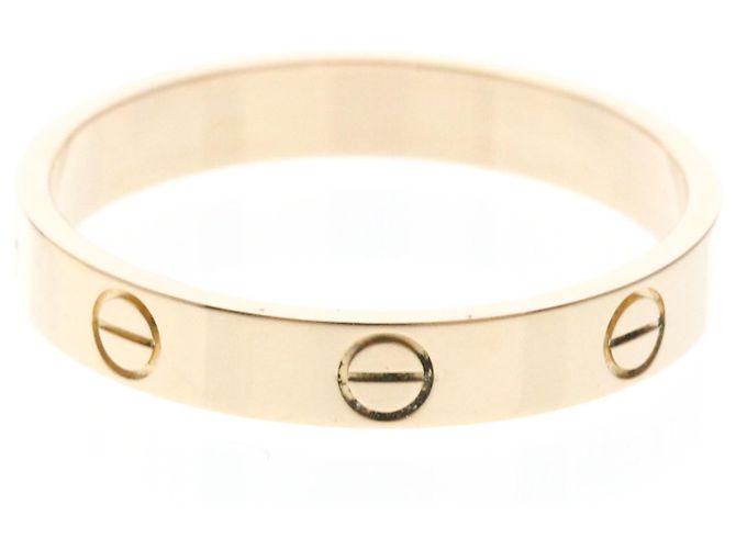 Anello Cartier Mini Love Band in oro rosa - vista 3