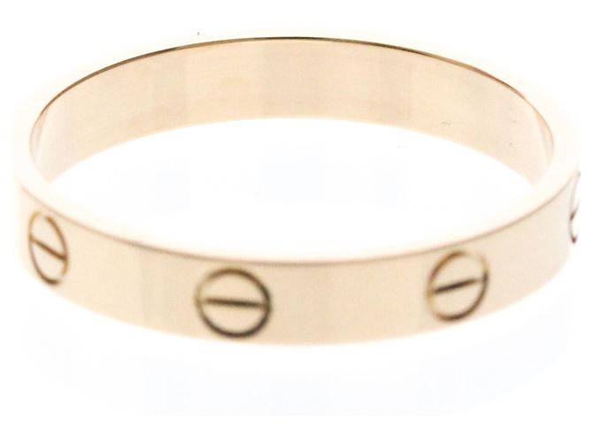 Anello Cartier Mini Love Band in oro rosa - vista 6