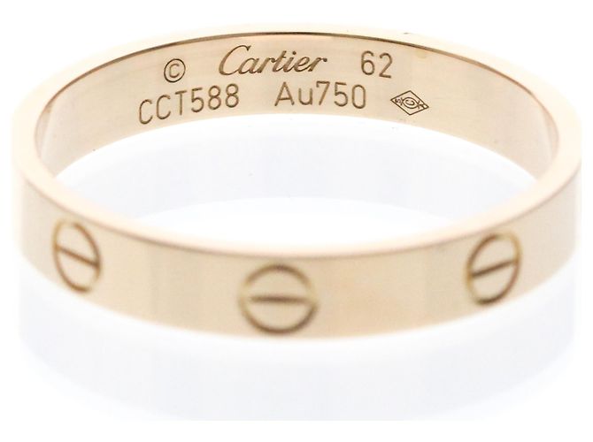 Anello Cartier Mini Love Band in oro rosa - vista 8