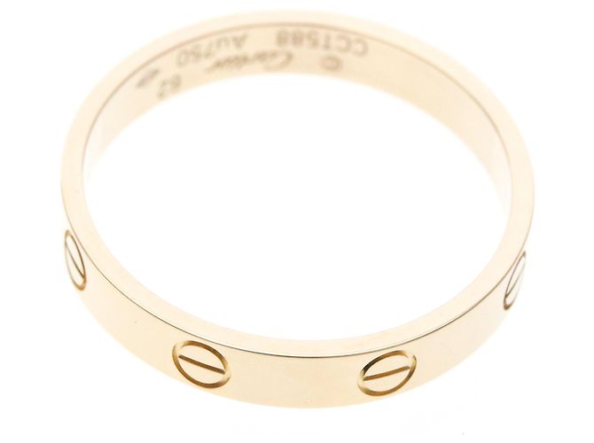 Anello Cartier Mini Love Band in oro rosa - vista 9