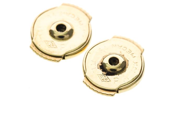 Van Cleef & Arpels Sweet Alhambra Onyx Gold Ohrstecker - Ansicht 9