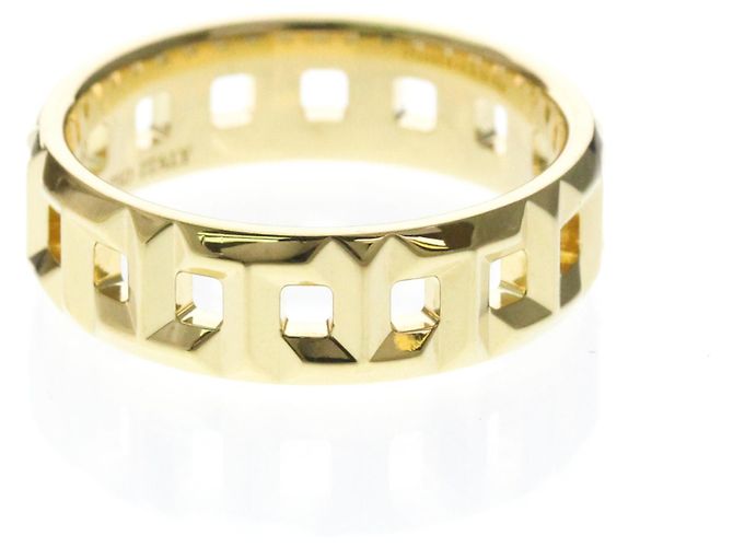 Autre Marque Anello Tiffany T True Wide in oro giallo - vista 4