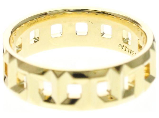 Autre Marque Anello Tiffany T True Wide in oro giallo - vista 6