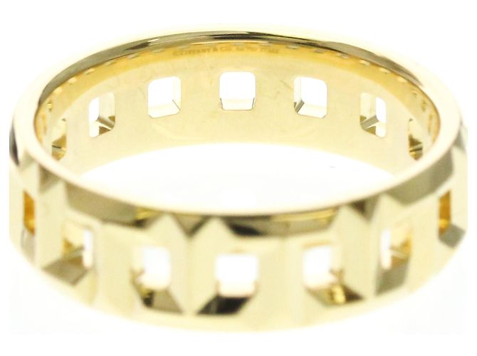 Autre Marque Anello Tiffany T True Wide in oro giallo - vista 7