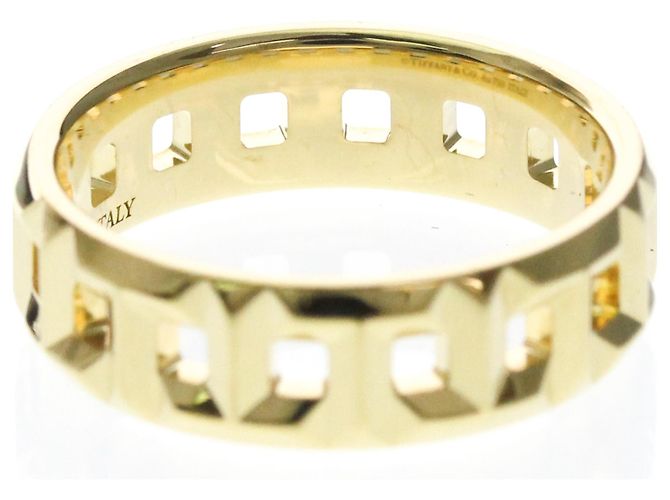Autre Marque Anello Tiffany T True Wide in oro giallo - vista 8