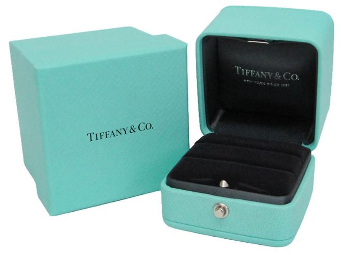 Autre Marque Tiffany Flat Band Ring mit 3 Diamanten in Roségold (18K) - Ansicht 10