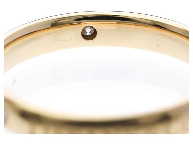 Autre Marque Tiffany Flat Band Ring mit 3 Diamanten in Roségold (18K) - Ansicht 9