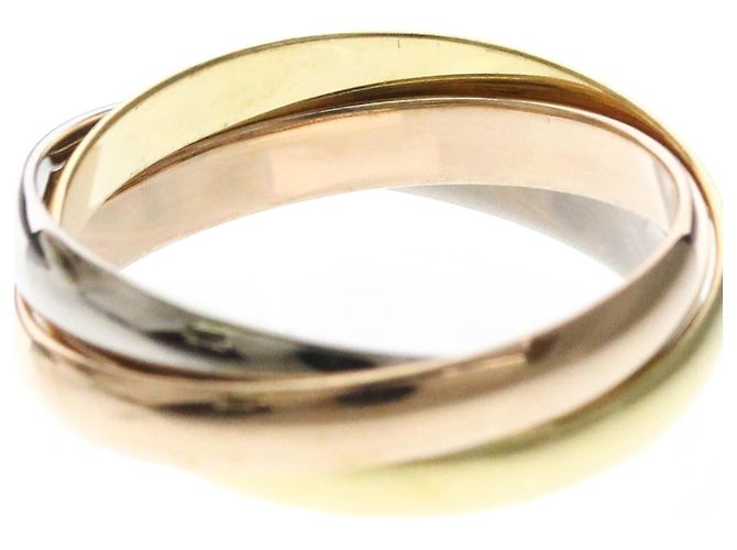 Cartier Trinity Ring aus Weiß-, Gelb- und Roségold - Ansicht 5