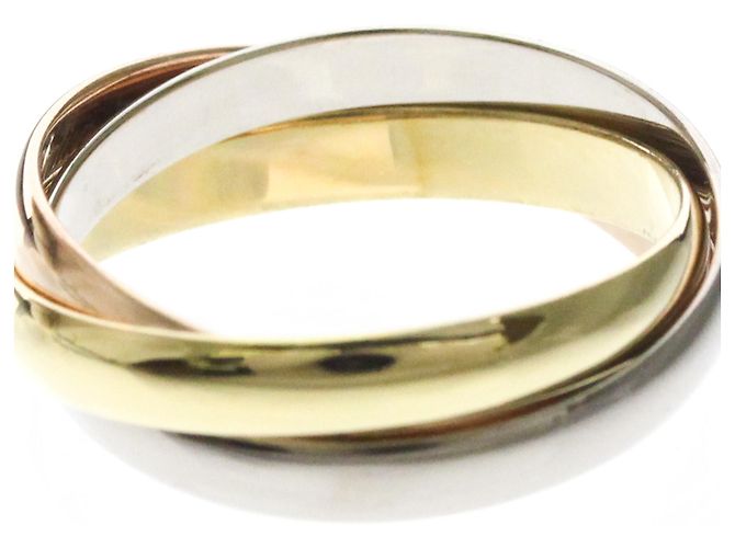Cartier Trinity Ring aus Weiß-, Gelb- und Roségold - Ansicht 6
