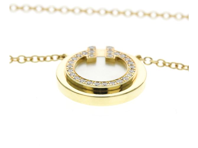 Autre Marque Collar Tiffany T TWO Circle con diamantes Modelo Mini - vista 4