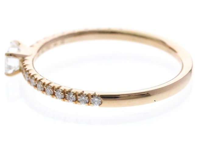 Anello Cartier Etincelle con diamanti in oro rosa - vista 2