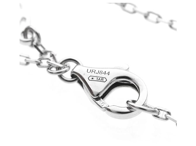 Collana a catena Cartier in oro bianco 18K - vista 2
