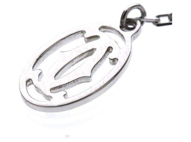 Collana a catena Cartier in oro bianco 18K - vista 4