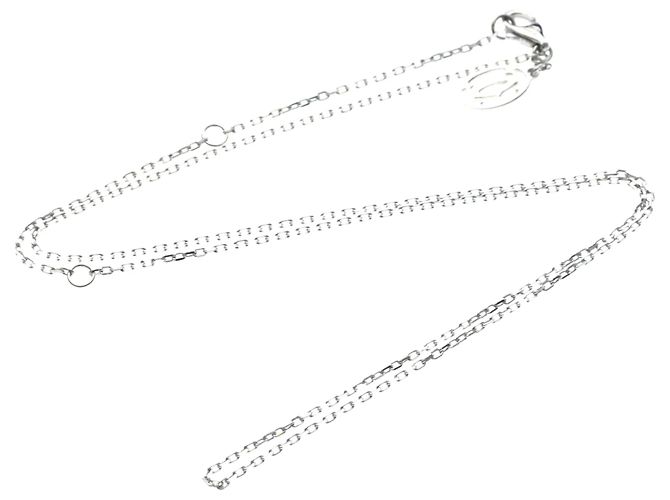 Collana a catena Cartier in oro bianco 18K - vista 7