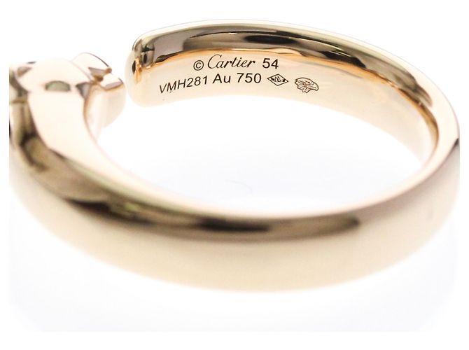 Anello Cartier Panthère in oro rosa - vista 8