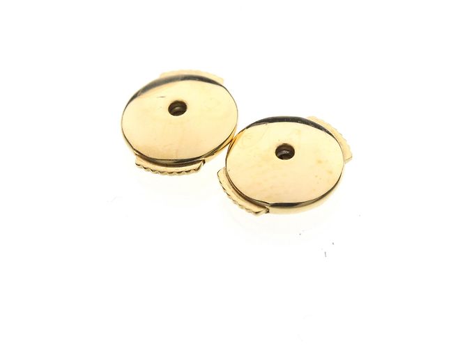Van Cleef & Arpels Sweet Alhambra Onyx Gelbgold Ohrstecker - Ansicht 10