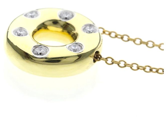 Autre Marque Collar Tiffany Dots Circle de diamantes - vista 3