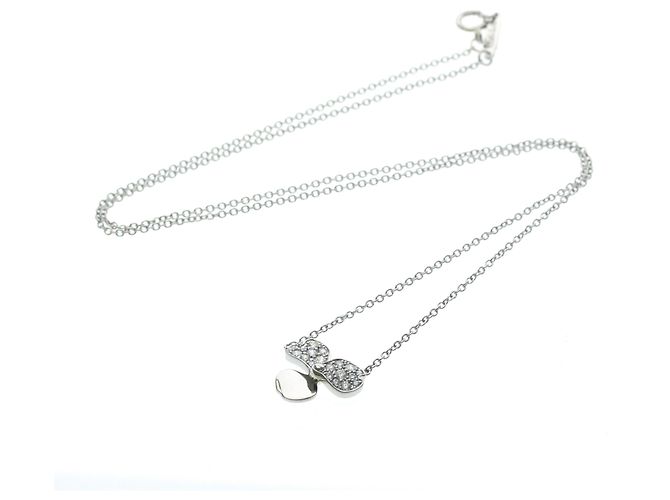 Autre Marque Tiffany Paper Flower Mini Diamond Halskette - Ansicht 14
