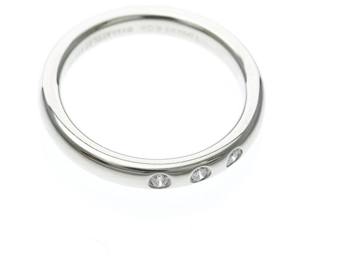 Autre Marque Anillo Stacking Band Tiffany en Platino - vista 11