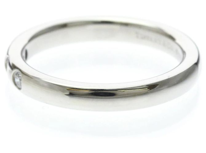 Autre Marque Anillo Stacking Band Tiffany en Platino - vista 2