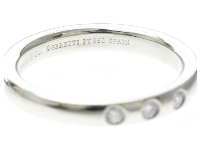 Autre Marque Anillo Stacking Band Tiffany en Platino - vista 6